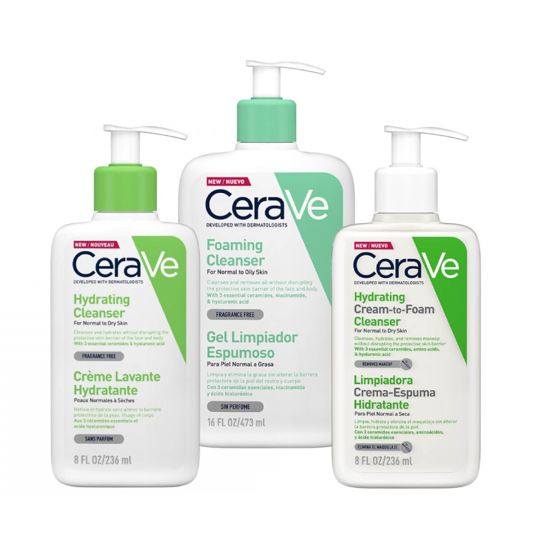 CERAVE - LIMPIADOR CREMA ESPUMOSA HIDRATANTE