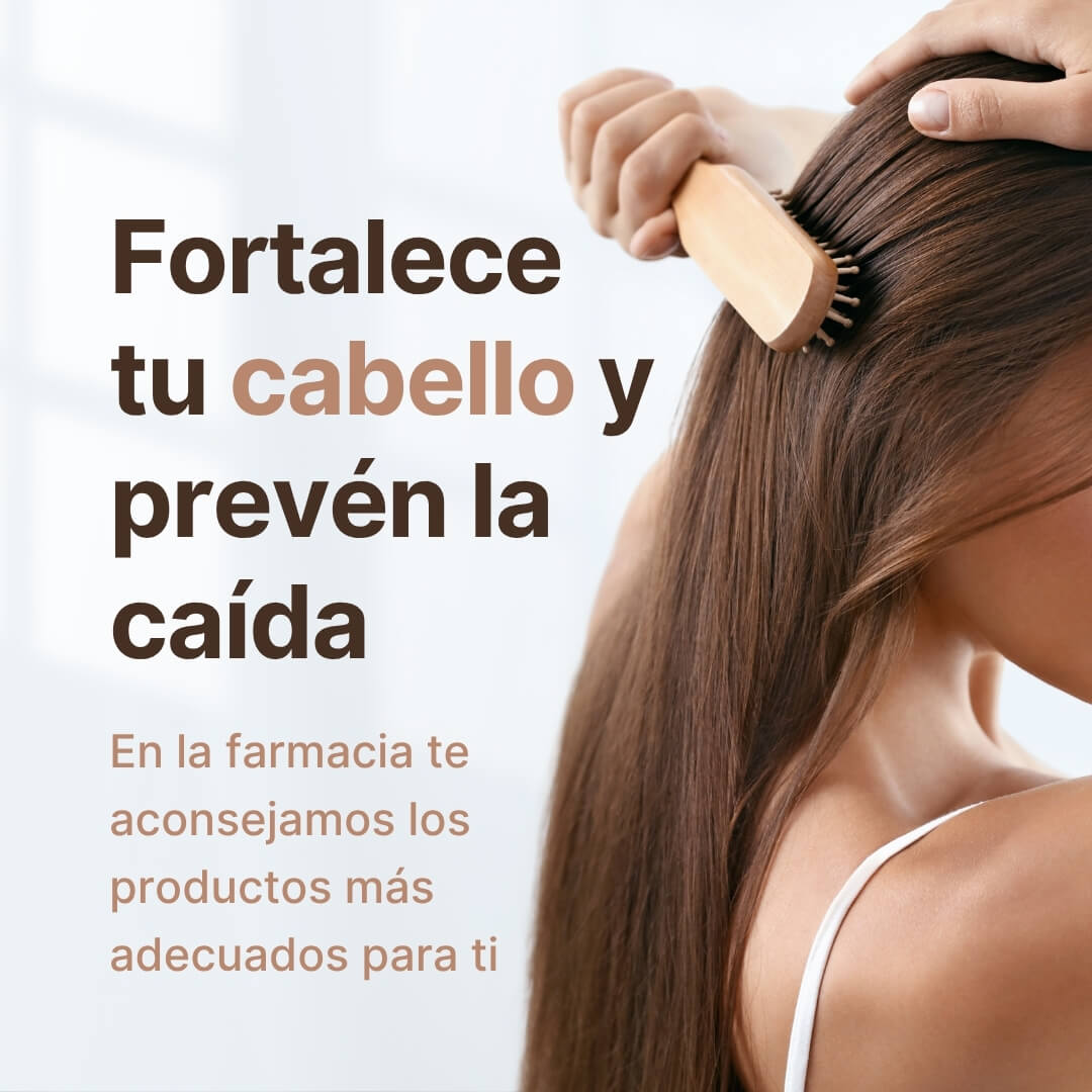Fortalece tu cabello y prevén la caída. En la farmacia te aconsejamos los productos más adecuados para ti.